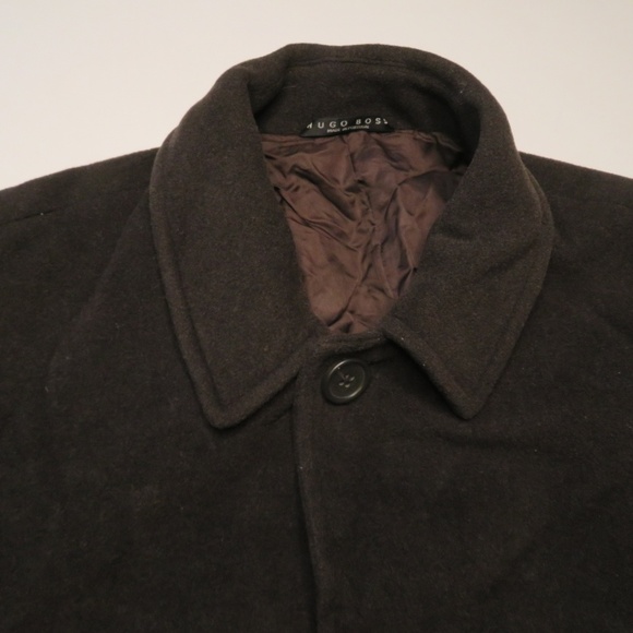 Hugo Boss Black Classic Trench Over Coat Jacket - Picture 8 of 8